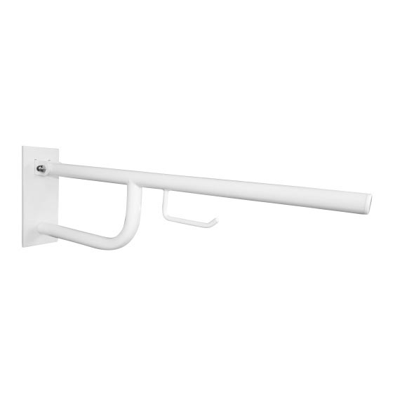 Kinnitus koos hoidikuga 10x25 cm valge