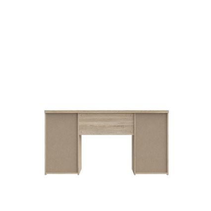 Kirjutuslaud ARENO, valge/sonoma tamm