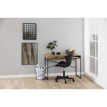 Kirjutuslaud SARON tamm/must