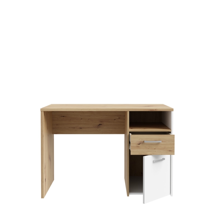 Kirjutuslaud URO tamm artisan/valge
