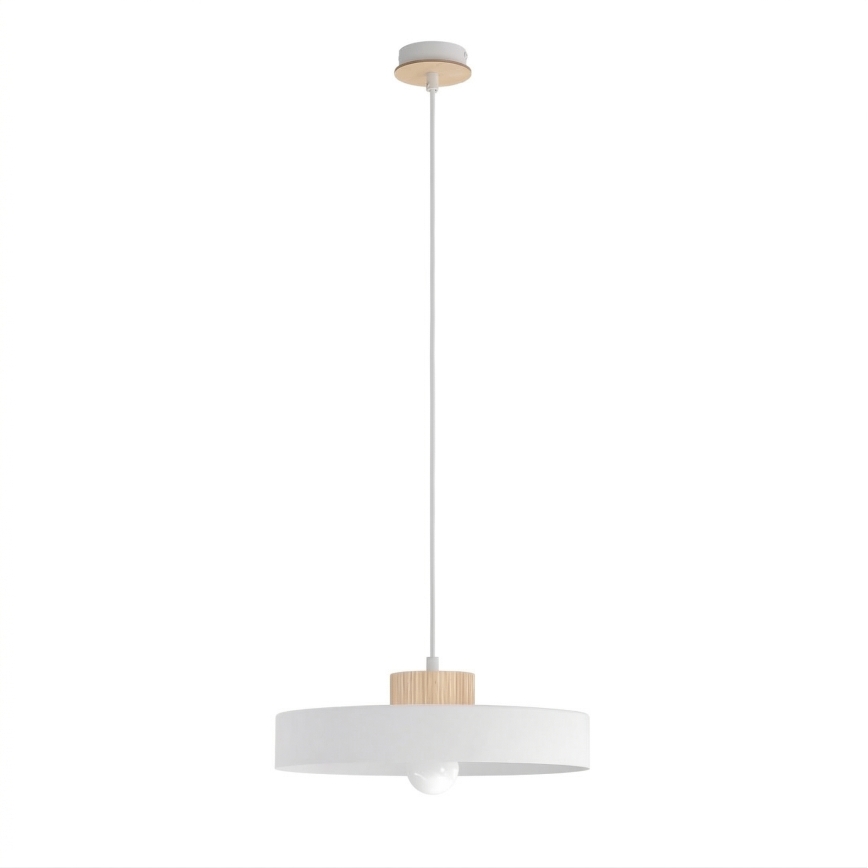KIVI ripatsvalgusti kaabliga 1xE27/15W/230V valge