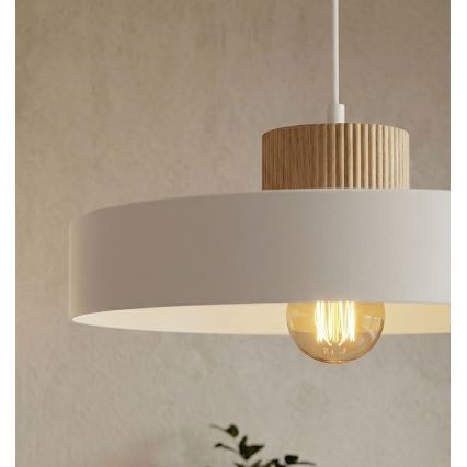 KIVI ripatsvalgusti kaabliga 1xE27/15W/230V valge