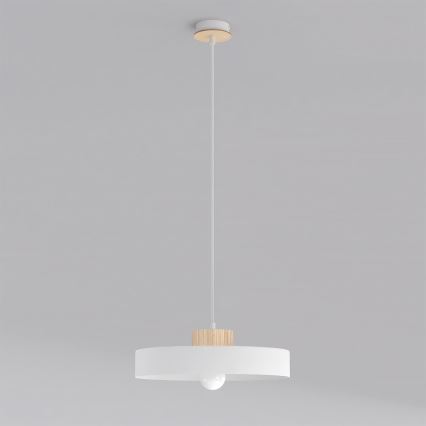 KIVI ripatsvalgusti kaabliga 1xE27/15W/230V valge