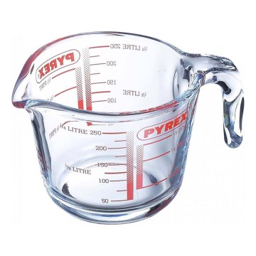 Klaasist mõõtekann PYREX 0,25 l