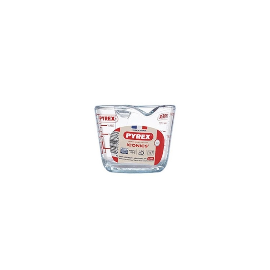 Klaasist mõõtekann PYREX 0,25 l