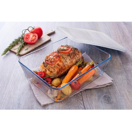 Klaasist toidukonteiner PYREX 1,5 l