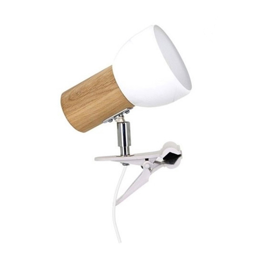 Klambriga lamp SVENDA 1xE27/60W/230V tamm