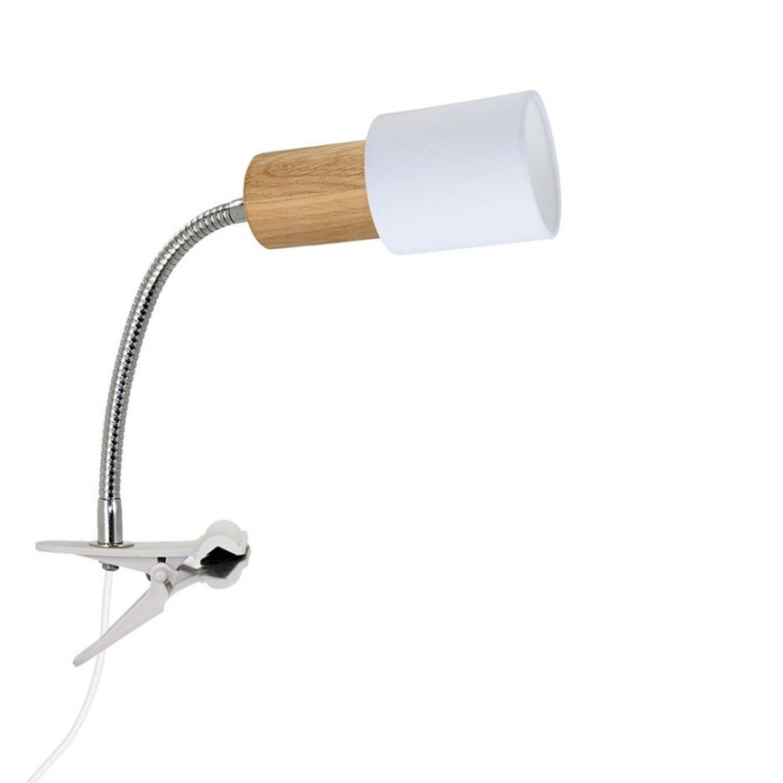 Klambriga lamp TREEHOUSE 1xE27/25W/230V tamm
