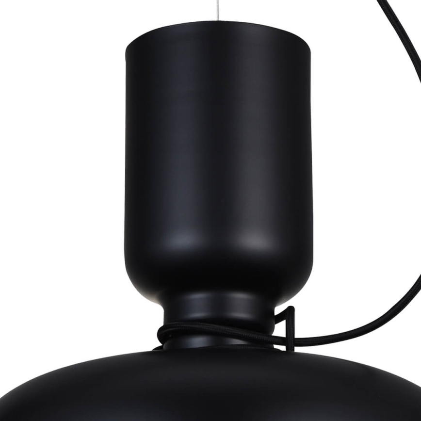Lühter ABEL 2xE27/11W/230V diameeter 28 cm must
