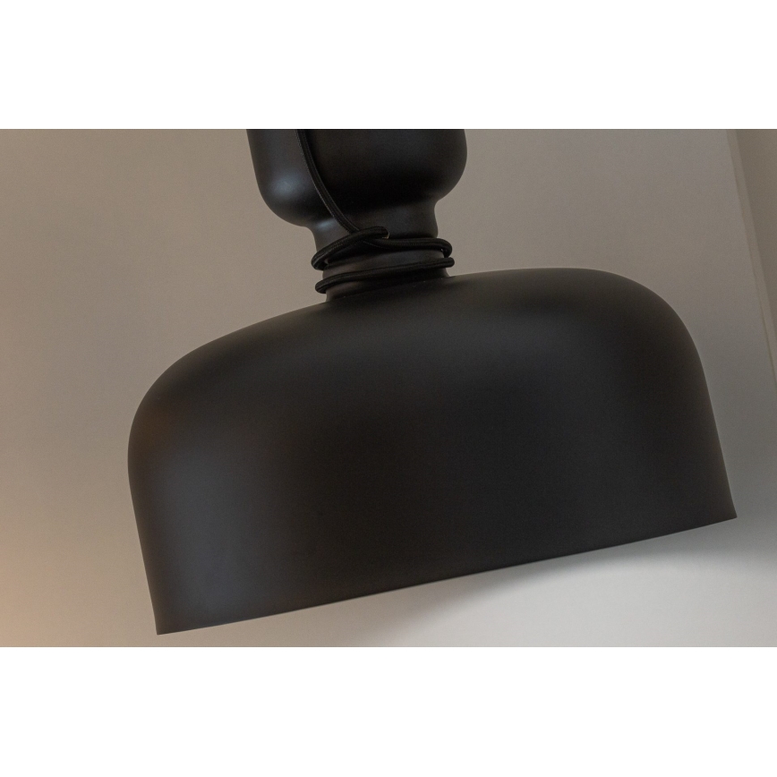 Lühter ABEL 2xE27/11W/230V diameeter 28 cm must