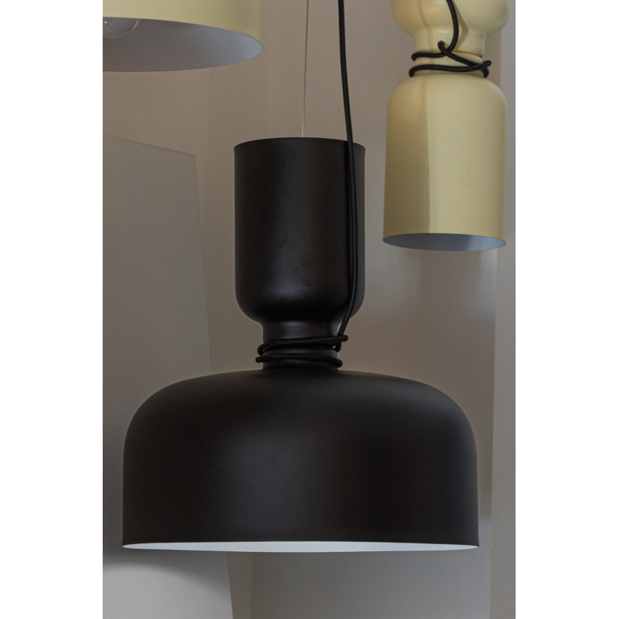 Lühter ABEL 2xE27/11W/230V diameeter 28 cm must
