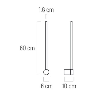  LED Seinavalgusti LED/7W/230V must