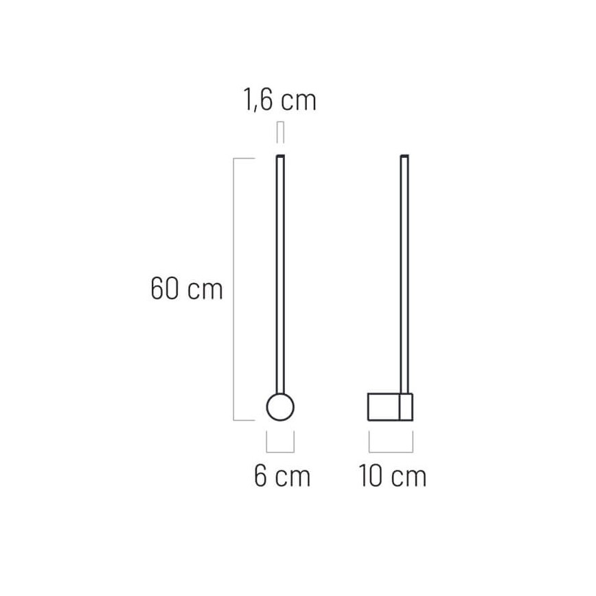  LED Seinavalgusti LED/7W/230V must