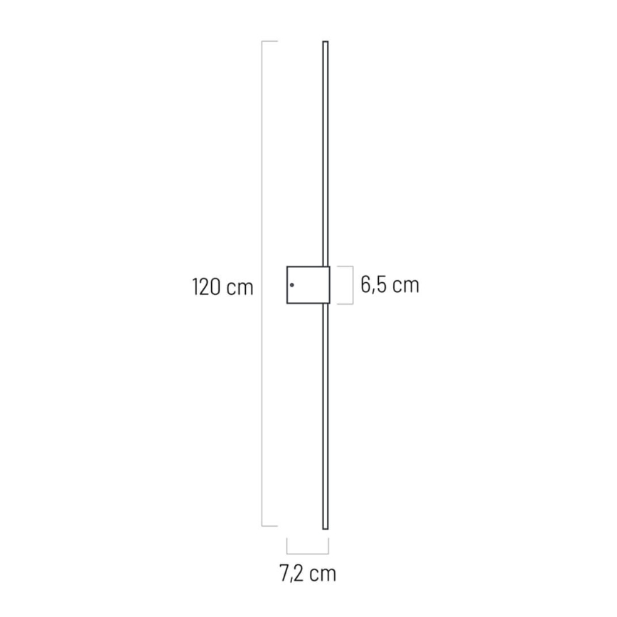 LED Seinavalgusti RADIAN LED/15W/230V must IP44