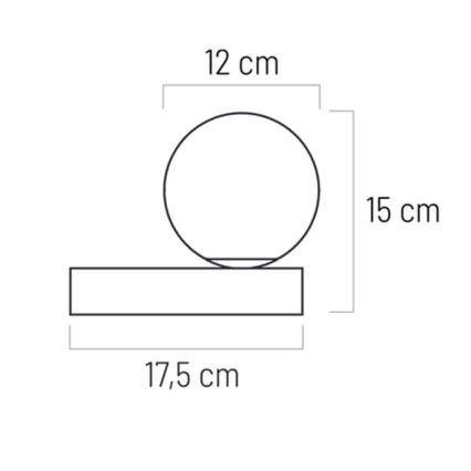 Seinavalgusti vannituppa RUBY 1xG9/5W/230V IP44 valge