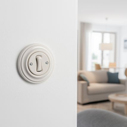 Kliklap - beež retronupp raamiga