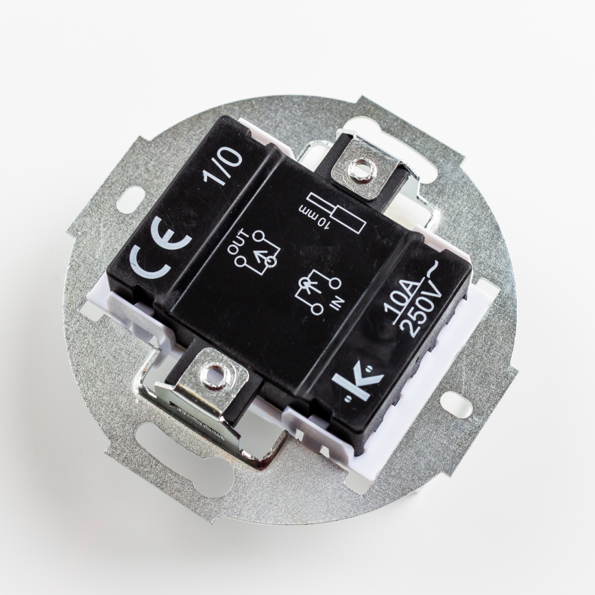 Kliklap - raamita retro-nupp, vanaroosa