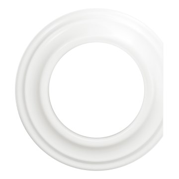 Kliklap - retro-ääreraam, lumivalge