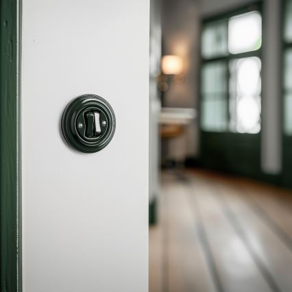 Kliklap - Retro kahekordne trepilüliti raamiga nr. 6+6, roheline