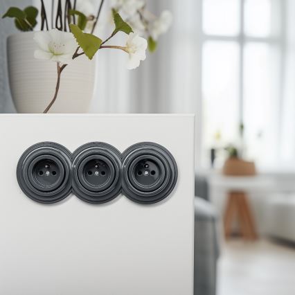 Kliklap - Retro keskmine raam antratsiit