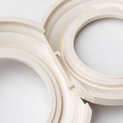 Kliklap - Retro keskmine raam beež