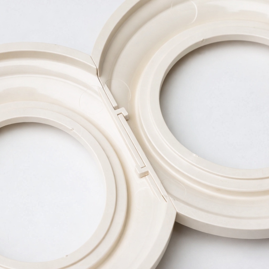 Kliklap - Retro keskmine raam beež