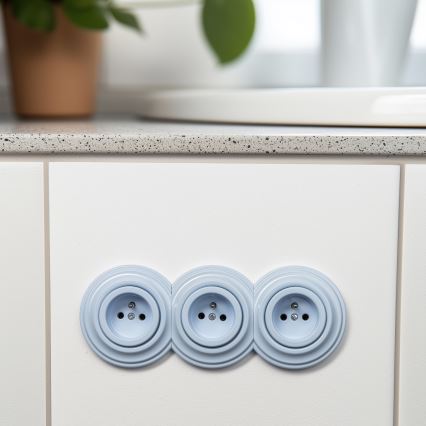 Kliklap - Retro keskmine raam, sinine