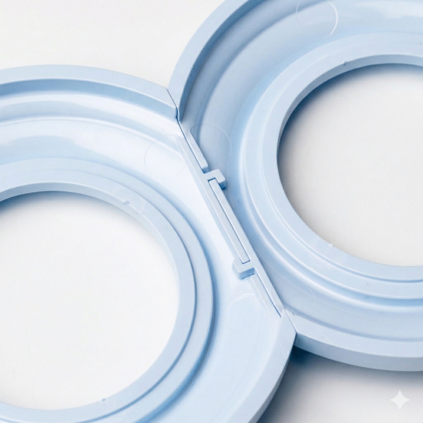 Kliklap - Retro keskmine raam, sinine