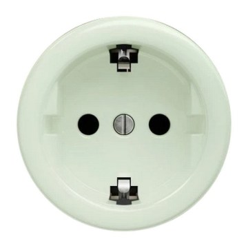 Kliklap - retro kodune raamideta SCHUKO pistikupesa 230 V/16 A, mintroheline