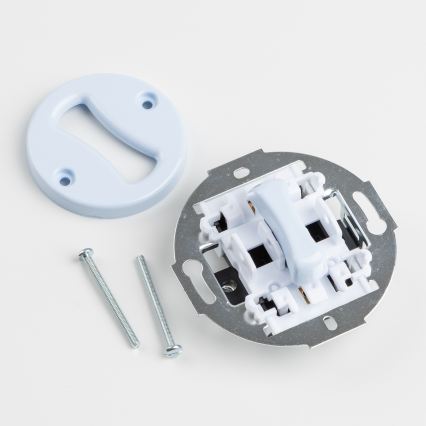 Kliklap - retro-nupp raamiga, sinine