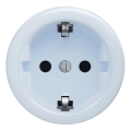 Kliklap - Retro pistikupesa koduseks kasutamiseks ilma raamita SCHUKO 230V/16A sinine