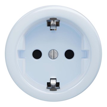 Kliklap - Retro pistikupesa koduseks kasutamiseks ilma raamita SCHUKO 230V/16A sinine