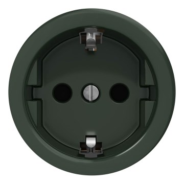 Kliklap - Retro raamita kodune SCHUKO 230V/16A pistikupesa, roheline