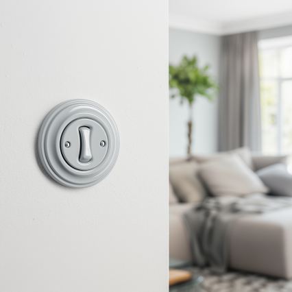 Kliklap - Retro ristlüliti raamiga nr. 7, hall