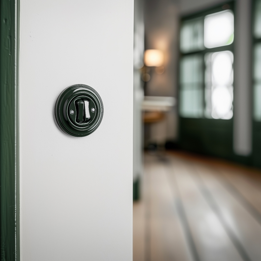 Kliklap - Retro sarjalüliti raamiga nr 5, roheline