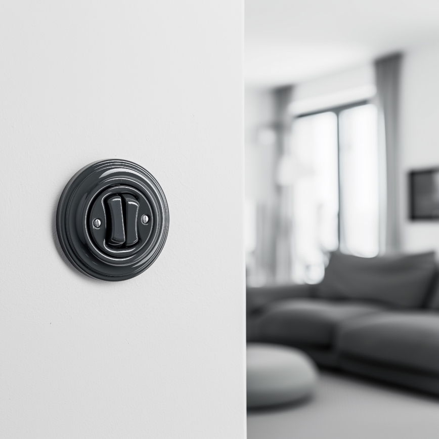 Kliklap - Retro-seeria lüliti raamiga nr 5 antratsiit