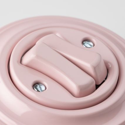 Kliklap - Retro seerialüliti raamiga nr. 5 vanaroosa