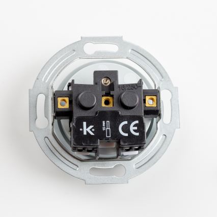 Kliklap - retro stiilis kodune pistikupesa ilma raamita, 230 V, hall