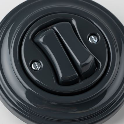 Kliklap - Retro topelt trepilüliti raamiga nr 6+6 antratsiit