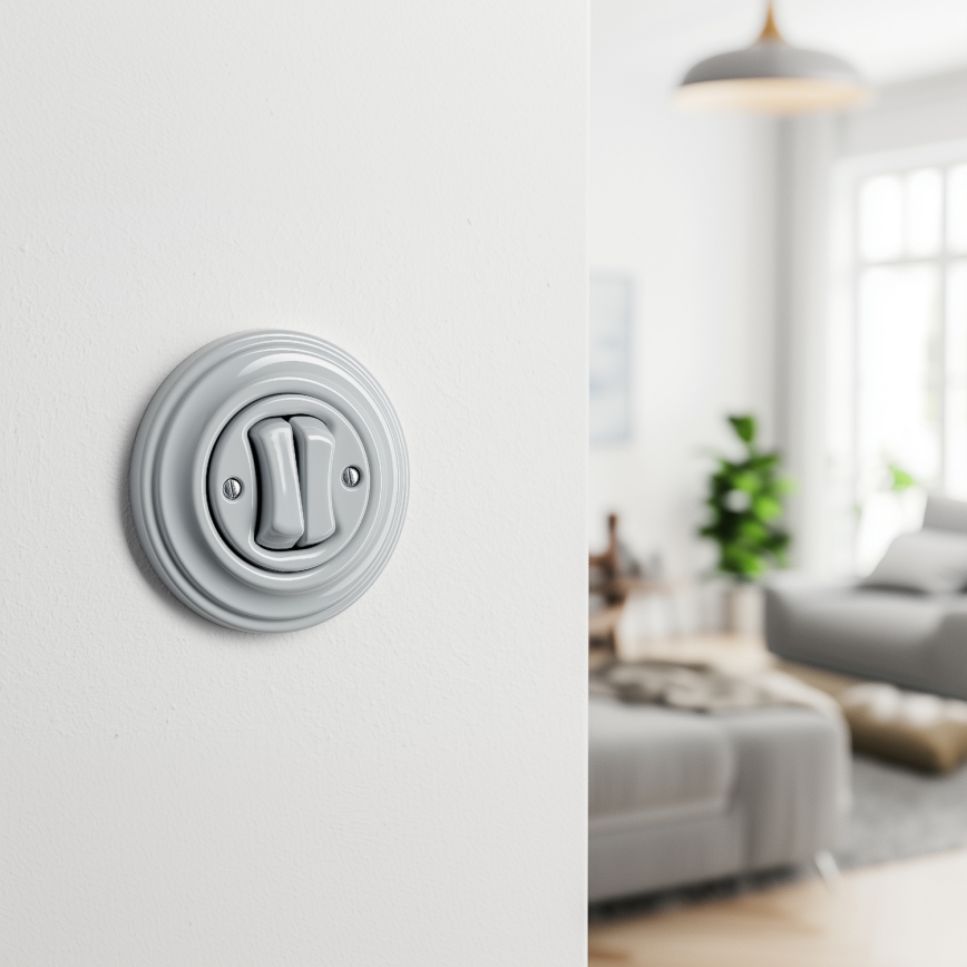 Kliklap - Retro topeltlüliti raamiga, hall