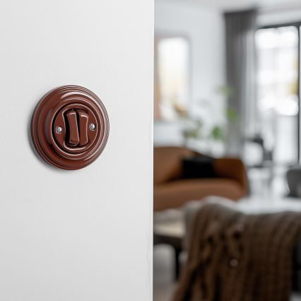 Kliklap - Retro topeltlüliti raamiga nr. 5 pruun