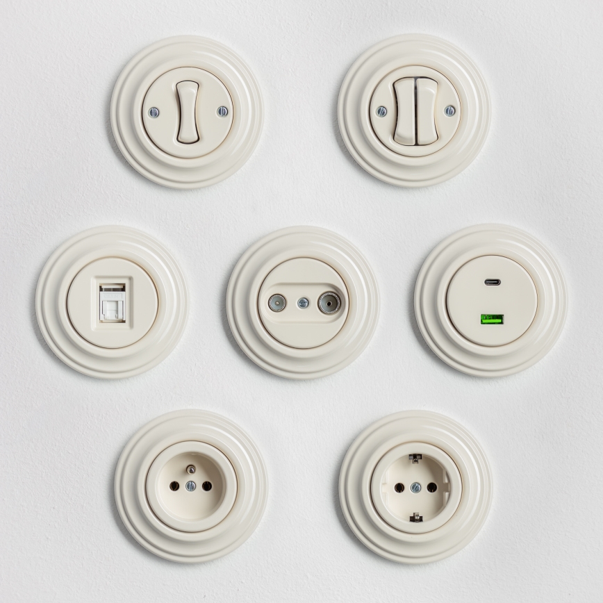 Kliklap - Retro trepilüliti raamiga nr 6, beež