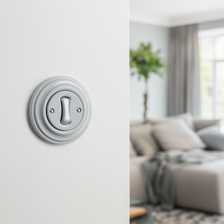 Kliklap - Retro trepilüliti raamiga nr 6, hall