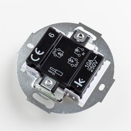 Kliklap - Retro trepilüliti raamiga nr 6, keraamiline valge