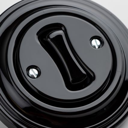 Kliklap - retro trepilüliti raamiga nr 6, must