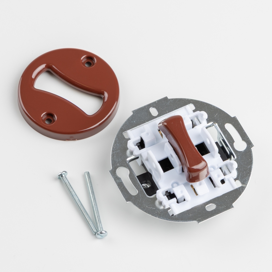 Kliklap - Retro trepilüliti raamiga nr. 6 pruun