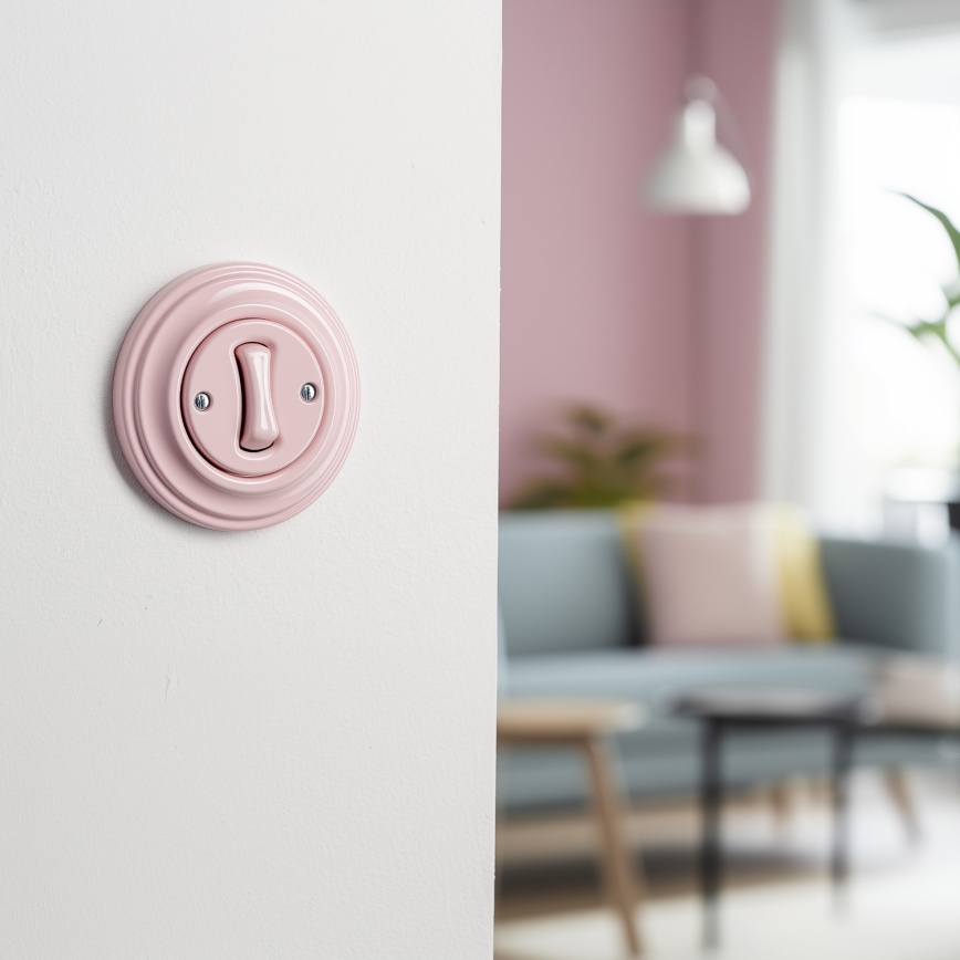 Kliklap - Retro trepilüliti raamiga nr 6 vanaroosa