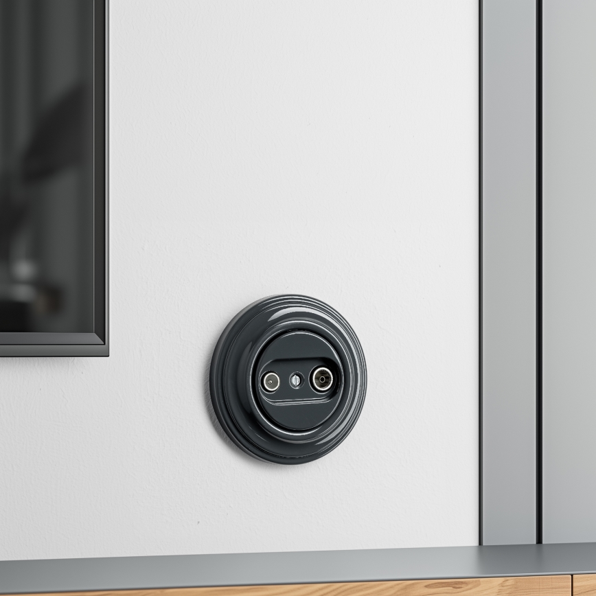 Kliklap - Retro TV+R liitumispesa (lõpp) raamiga antratsiit