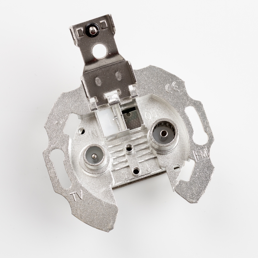 Kliklap - Retro TV+R lõpp-pistikupesa ilma raamita, vanaroosa