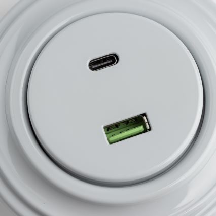 Kliklap - Retro USB-pistikupesa A+C raamiga, hall